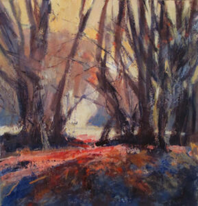late autumn – medium acrylic and oil