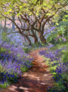 bluebell path – medium oil