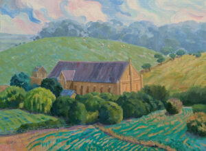 Tithe Barn, Abbotsbury – medium oil