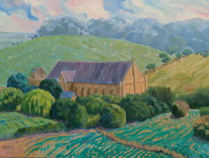 Tithe Barn, Abbotsbury – medium oil