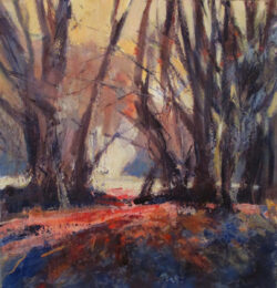 late autumn – medium acrylic and oil